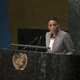 Cassandra Butts, addressing the General Assembly at the United Nations in October 2015
Courtesy of the Butts family